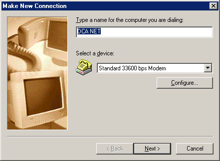 Make new connection